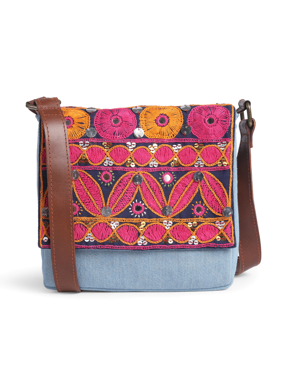 Pink Desert Embroidery Sling