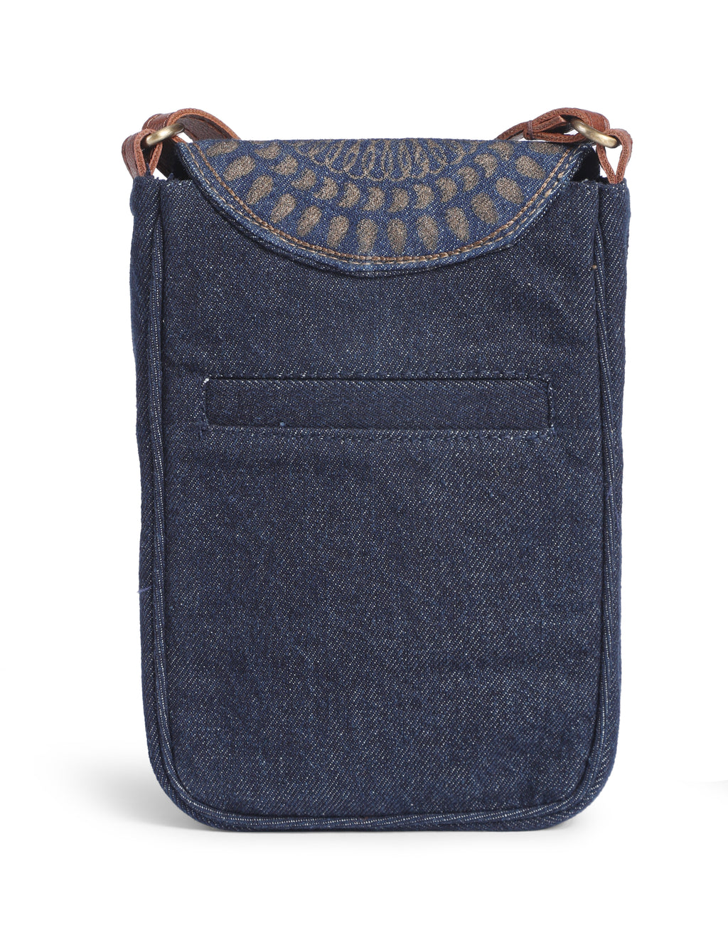 Golden Block Print Mirror Mobile Sling