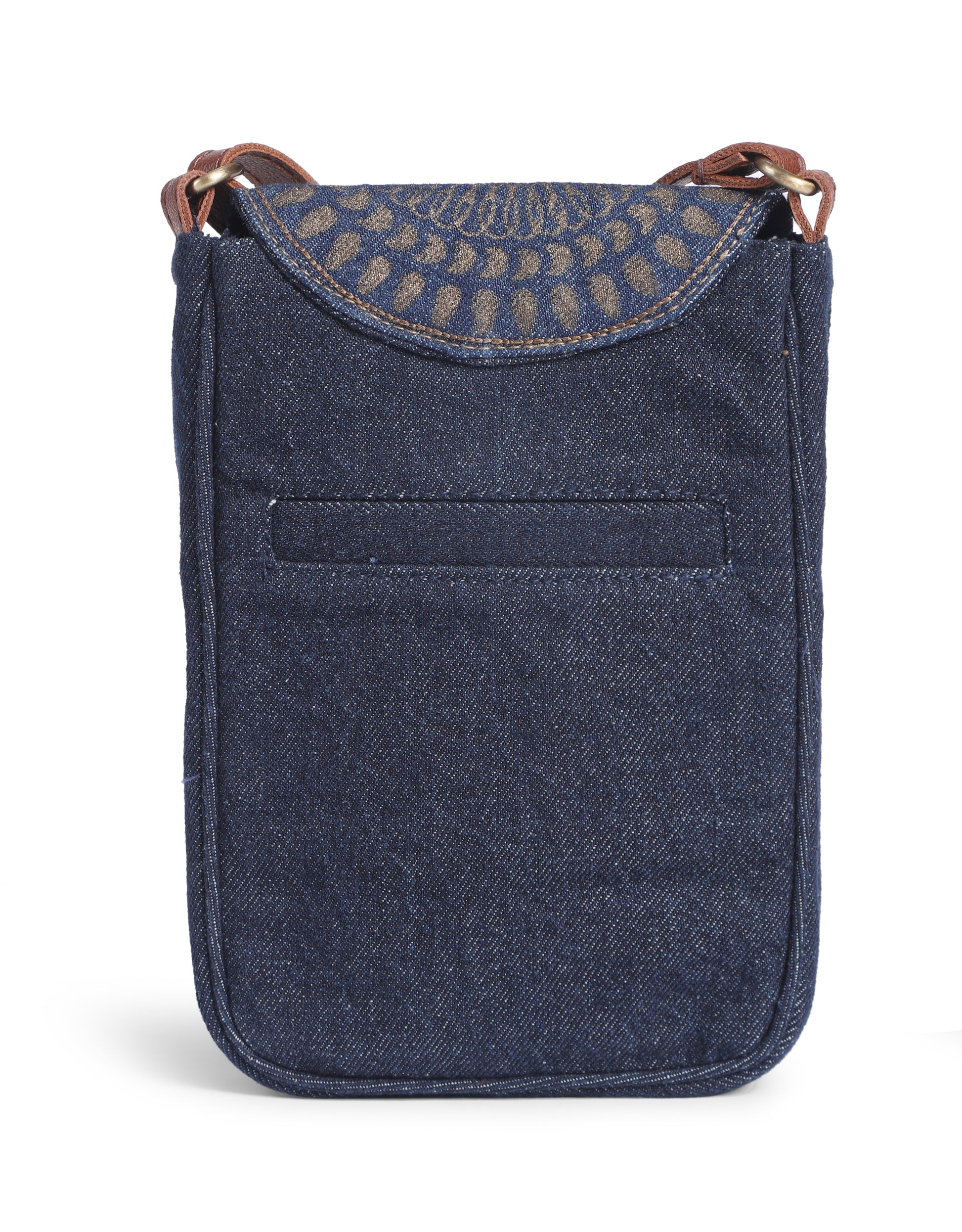 Golden Block Print Mirror Mobile Sling