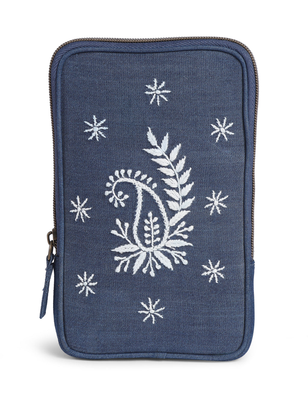 Chikankari Crossbody Mobile Sling