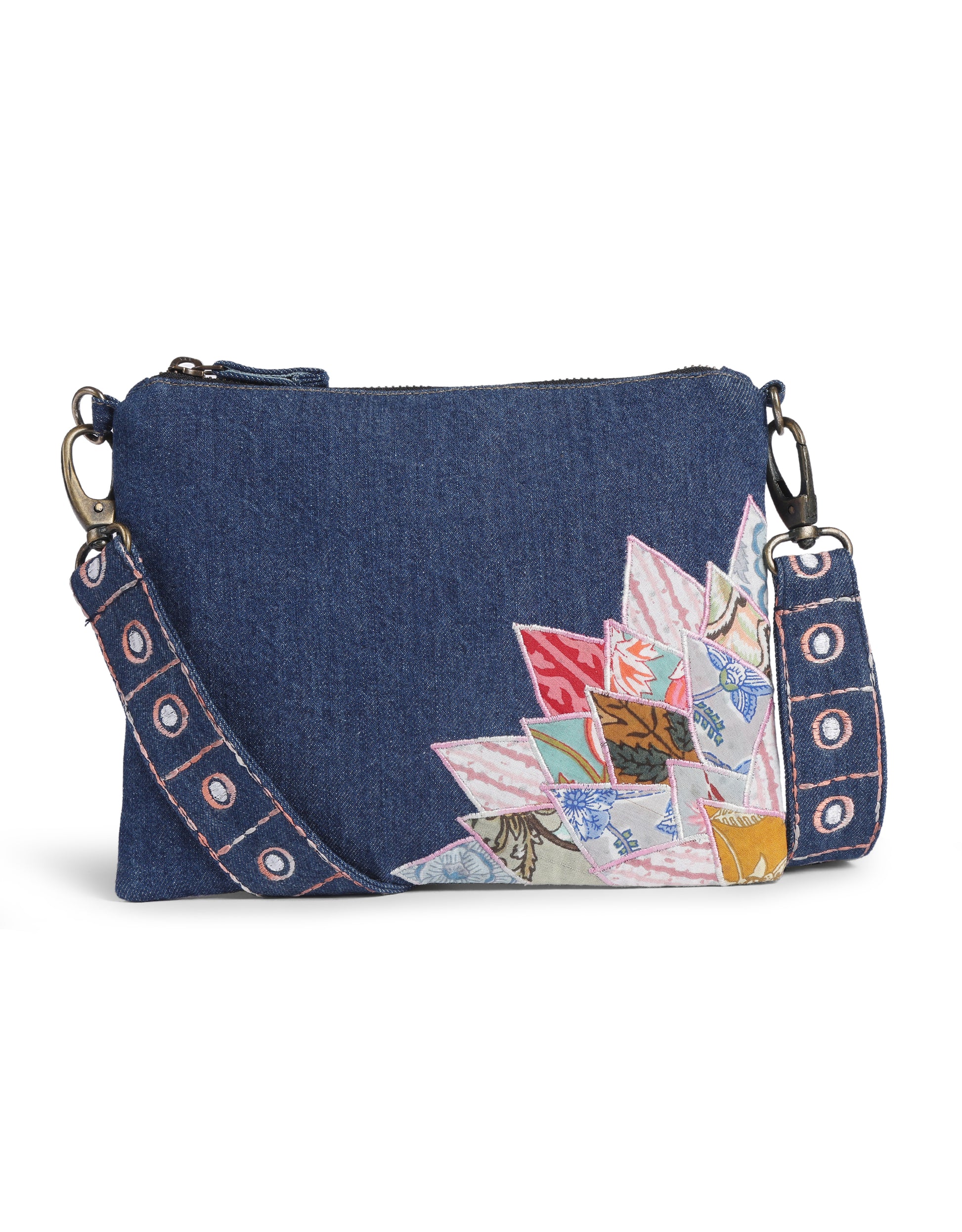 Multicolour Applique Sling