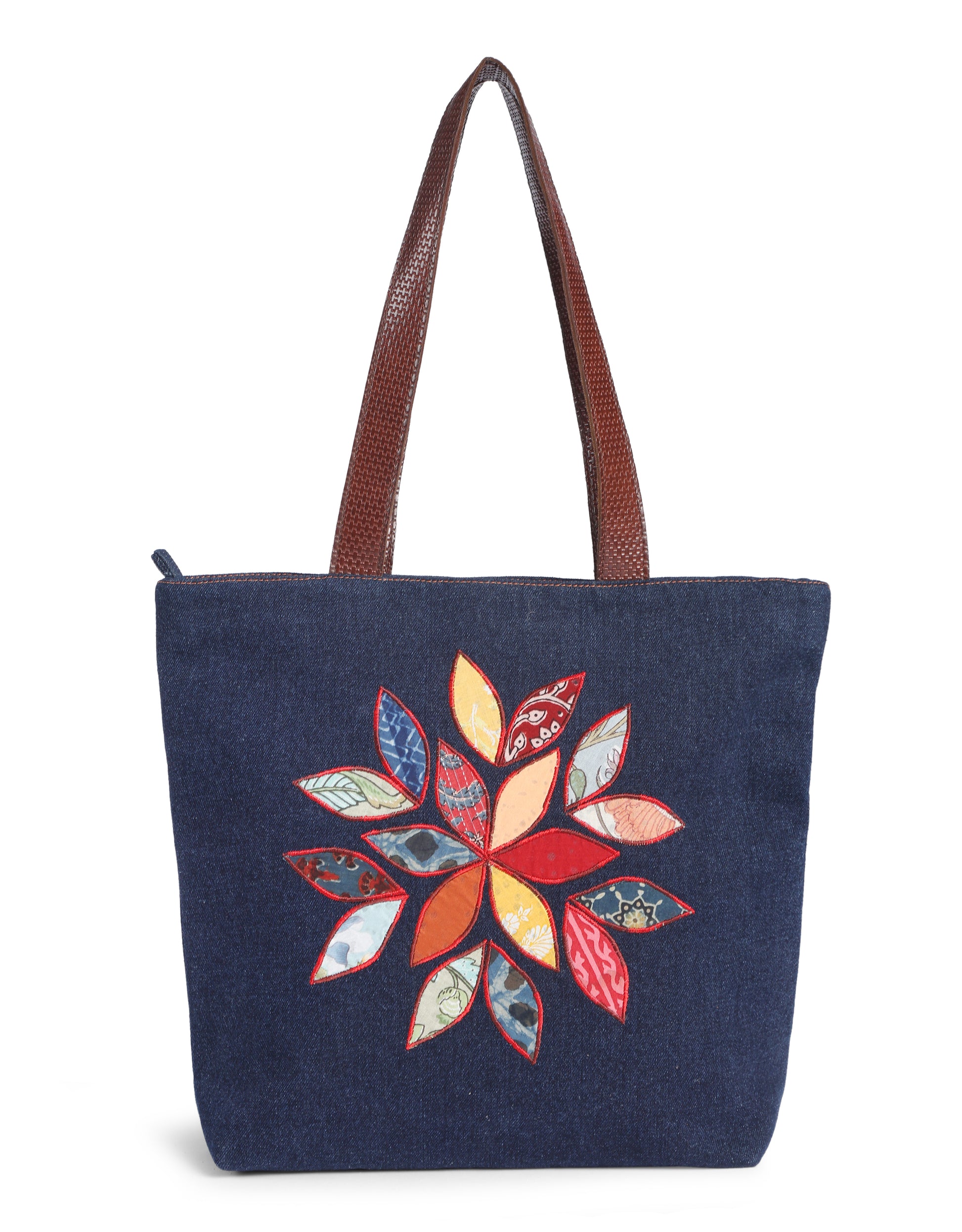 Multicolour Applique Tote