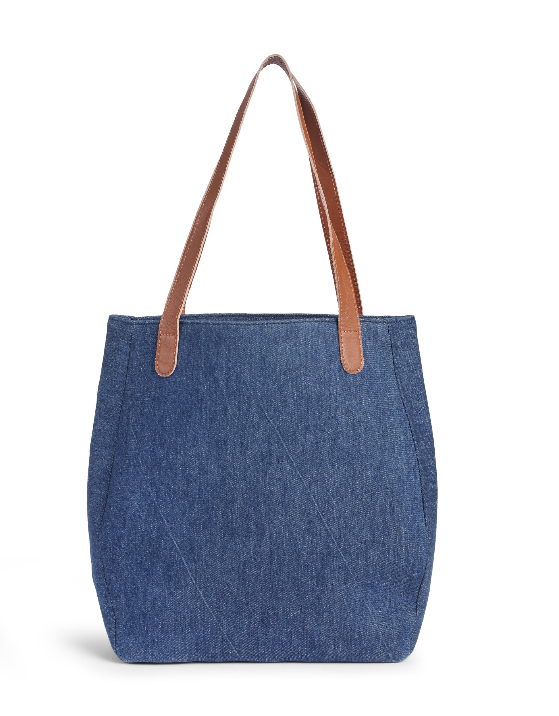 Rust & Blue Desert Embroidery Tote