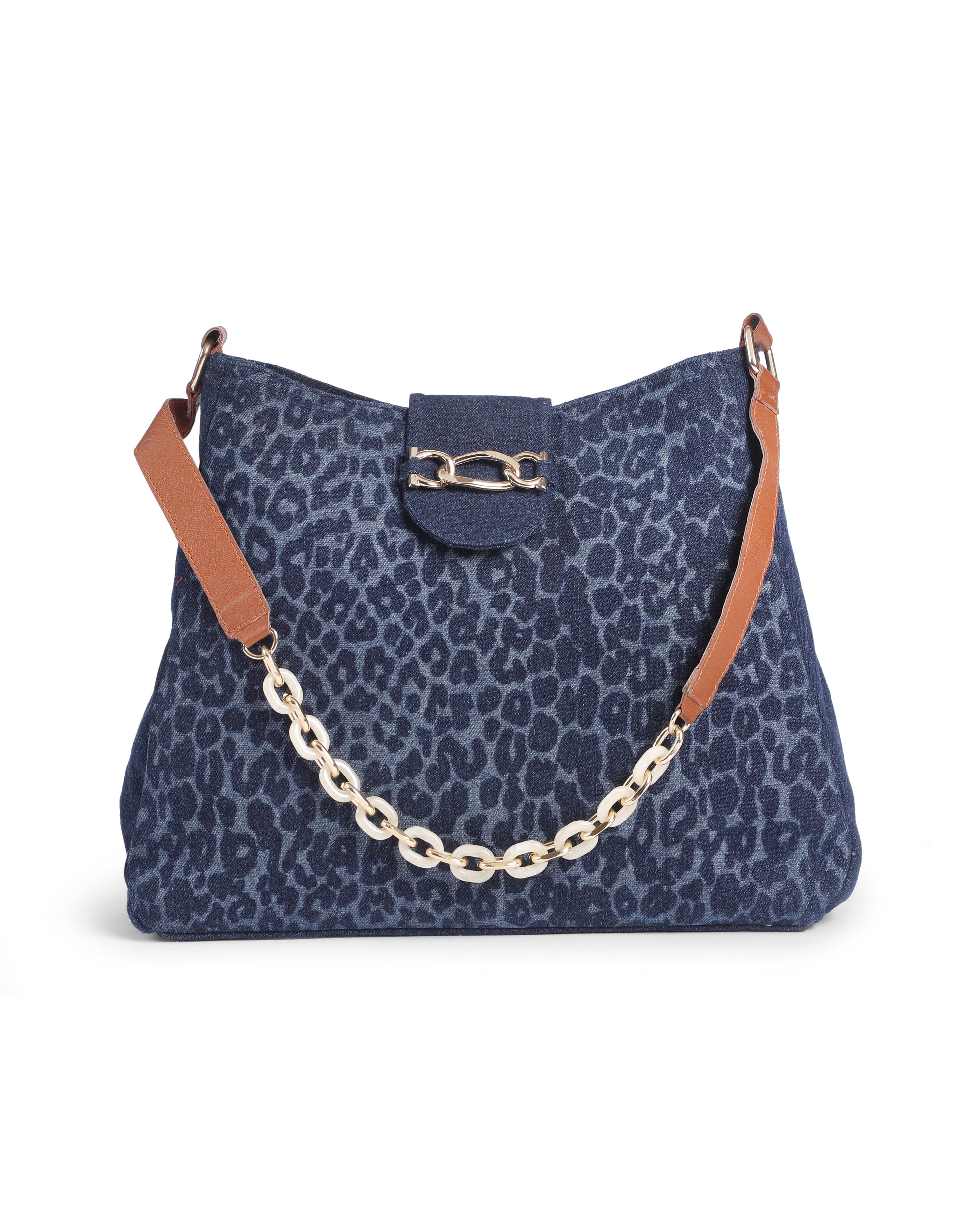 Leopard Hobo Tote Bag