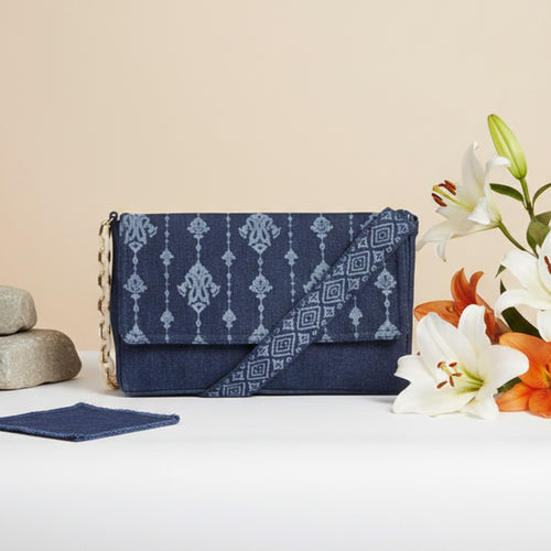 Boho Print Shoulder Flap Bag