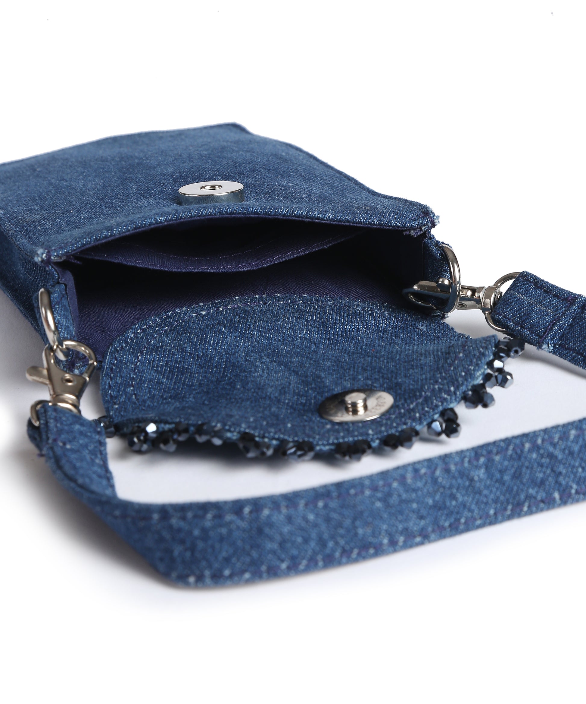 Block Print Beaded Mobile Sling