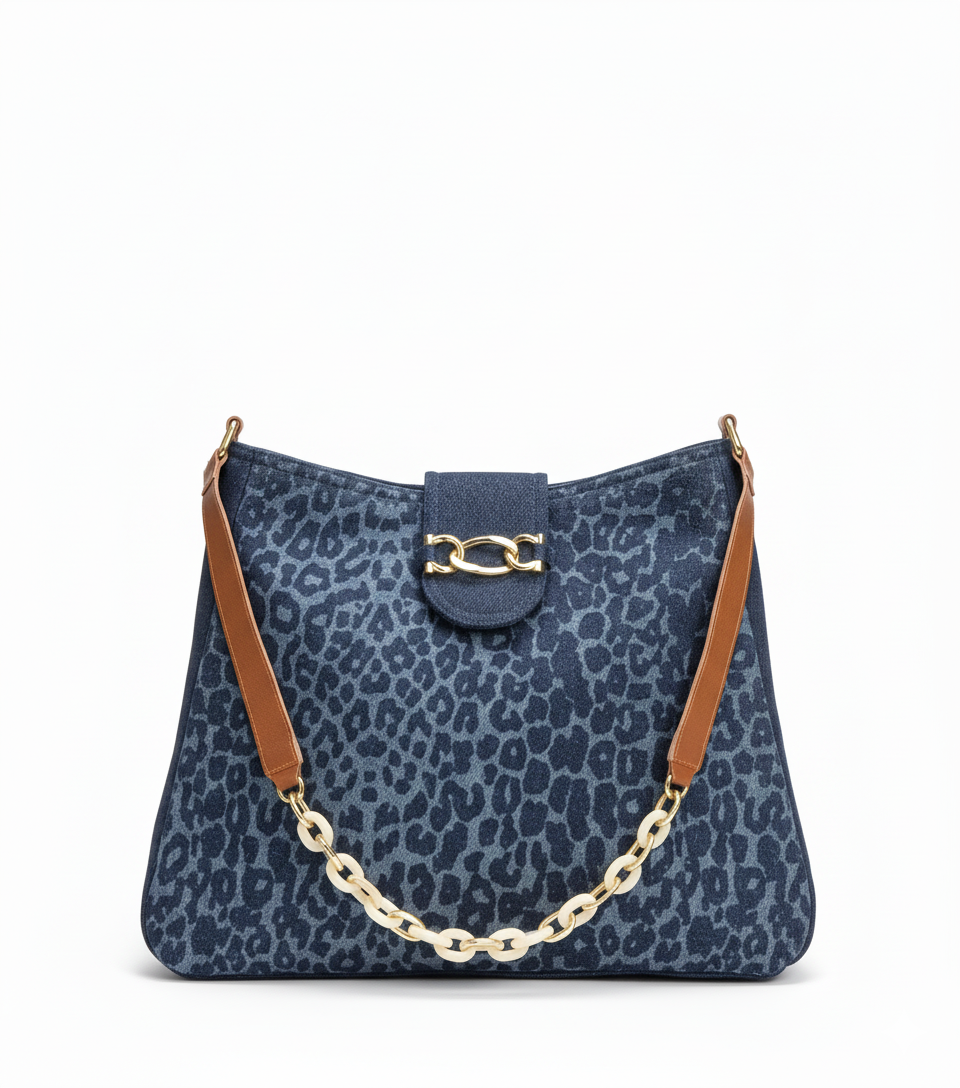 Leopard Hobo Tote Bag