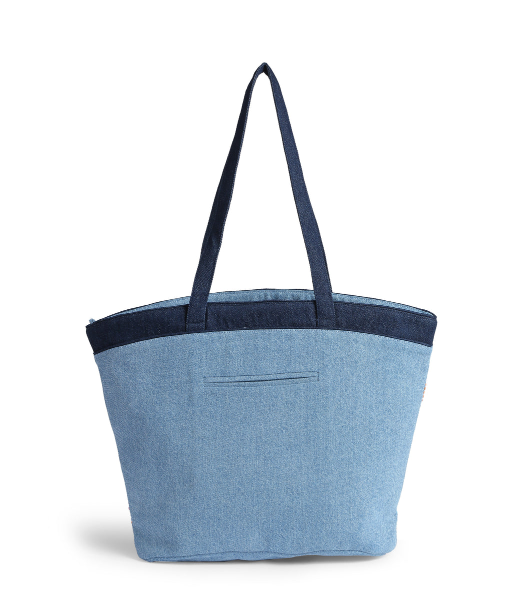 Multicolor Paisley Thread Embroidery Tote