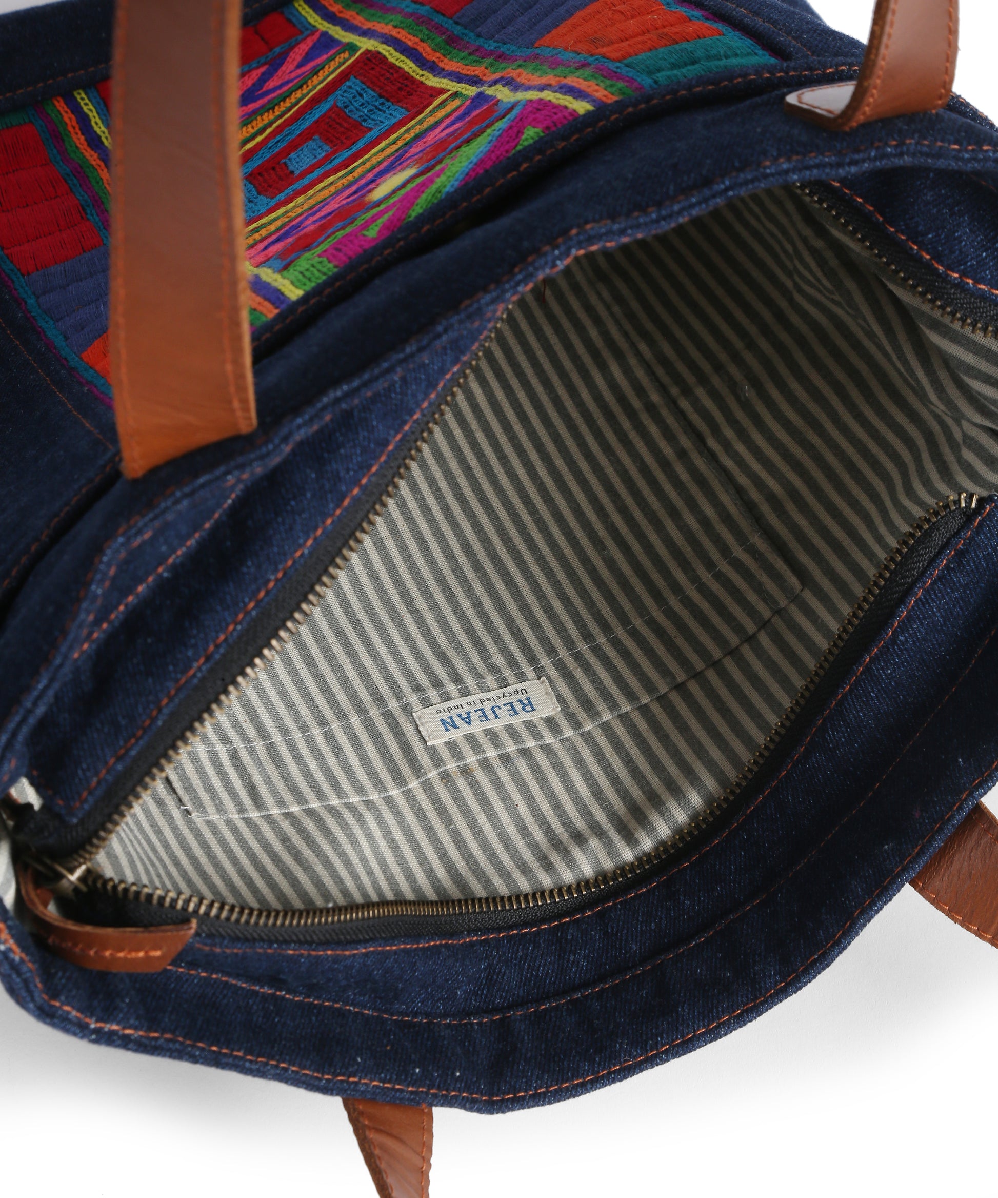 Multicolour Thread Embroidered Tote