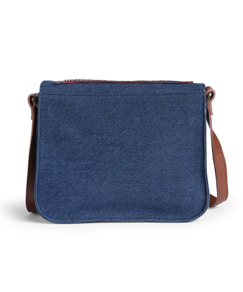 Square Applique Patch Sling