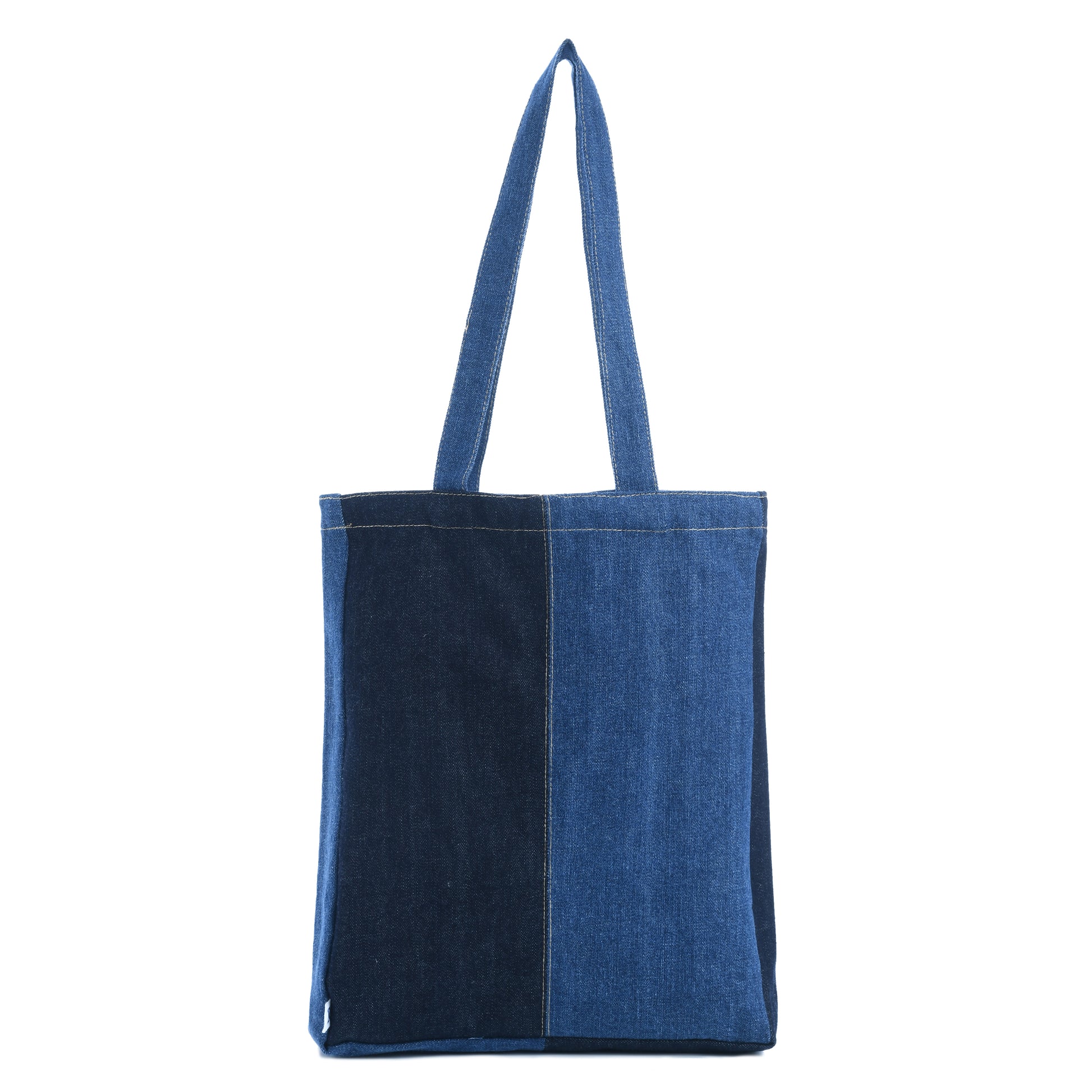 Half 'n' Half Denim Tote